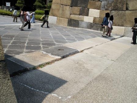 門跡に残る楚石