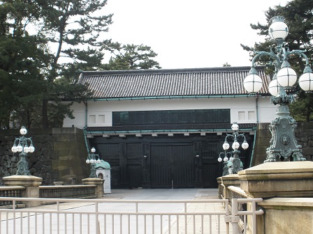 江戸城の旧西ノ丸大手門