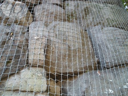 渡櫓門の石垣左側４