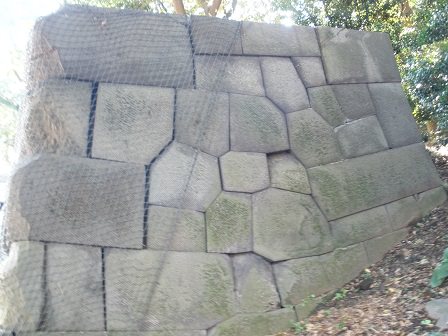 渡櫓門の石垣左側５