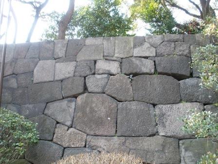 枡形内から見た石垣２